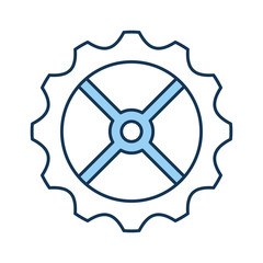 gear machine isolated icon vector illustration design