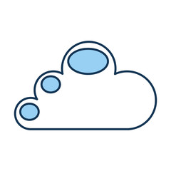cloud computing isolated icon vector illustration design
