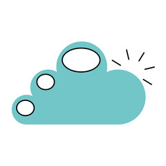 cloud computing isolated icon vector illustration design