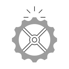 Obraz premium gear machine isolated icon vector illustration design
