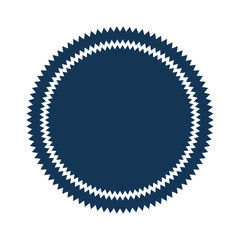 circle seal emblem icon vector illustration design