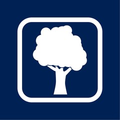 Tree Icon Flat Graphic Design - Illustration