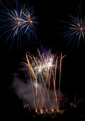 Beautiful fireworks illuminate the sky_29