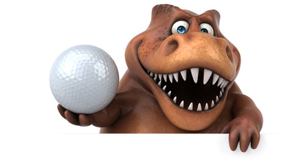 Fun Trex - 3D Illustration © Julien Tromeur