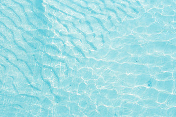 Clear blue sea in Thailand. Abstract background.