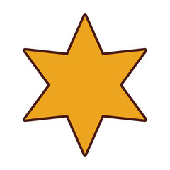 star silhouette weather icon vector illustration design