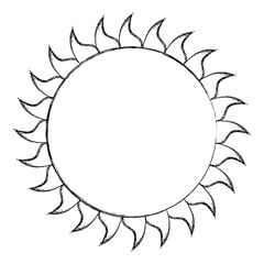 summer sun weather icon vector illustration design