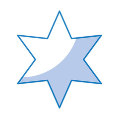 star silhouette weather icon vector illustration design