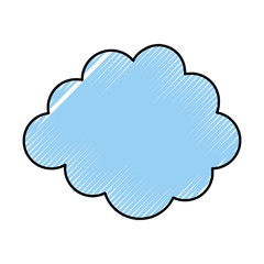 cloud weather isolated icon vector illustration design