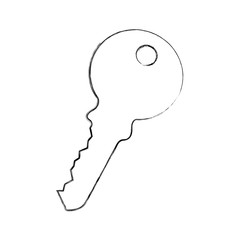 key door isolated icon vector illustration design