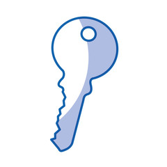 key door isolated icon vector illustration design