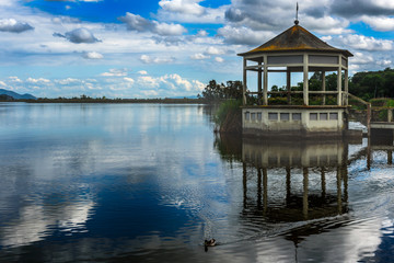 Obraz premium Lago di Massaciuccoli, Torre del Lago Puccini, Tuscany Italy