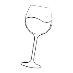 wine cup isolated icon vector illustration design