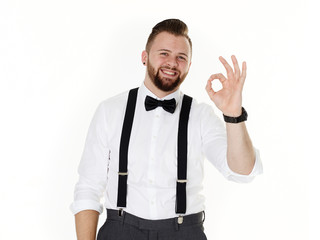 Man shows ok
