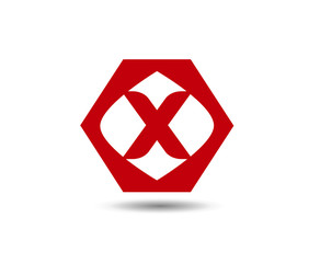 Alphabet icon - x
