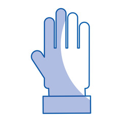 hand human open icon vector illustration design