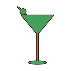 margarita cocktail cup icon vector illustration design