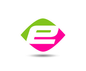 Letter e logo icon design template elements
