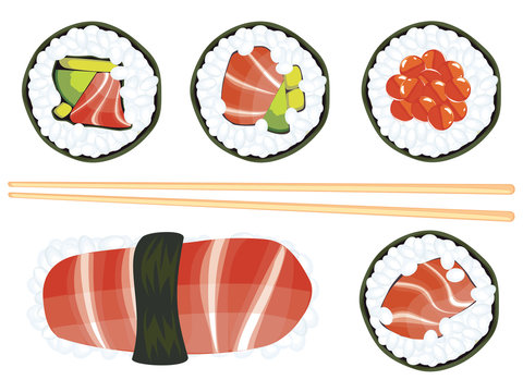 Set of Sushi