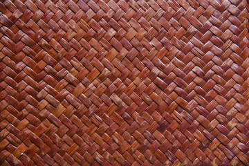 Bamboo weave pattern.
