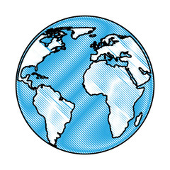 world planet earth icon vector illustration design