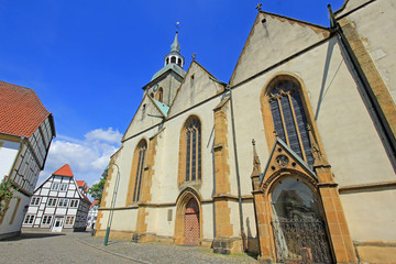 Obraz premium Rheda-Wiedenbrück: St.Aegidius-Kirche (13.Jh., Nordrhein-Westfalen)