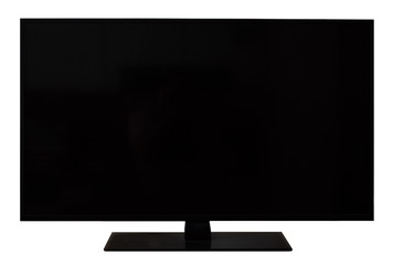 TV flat screen lcd, plasma, tv mock up. Black blank HD monitor mockup. Modern video panel black...
