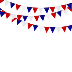 Fototapeta premium Fourth of July, Independence day of the United States. Happy Bir