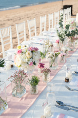 Wedding table Setup