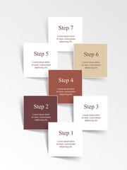 Vector business template for presentation.