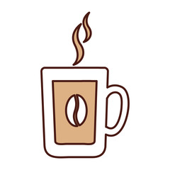 coffee cup isolated icon vector illustration design