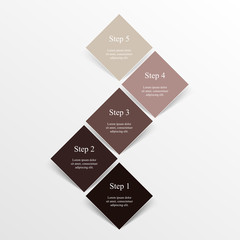 Vector business template for presentation.