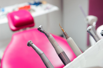 Naklejka premium Dental equpments in dental office