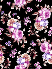 Floral textile pattern 