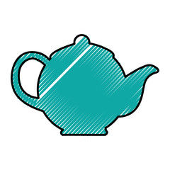 coffee teapot isolated icon vector illustration design