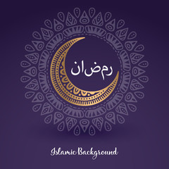 Vector islamic background