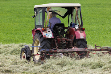 haying tractor