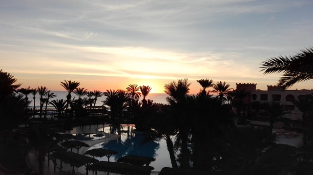 Sonnenaufgang in Tunesien