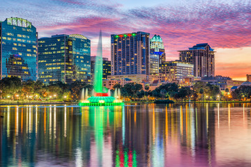 Orlando, Florida, USA Skyline.
