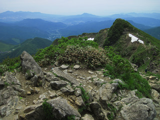 Fototapeta na wymiar 夏の谷川岳