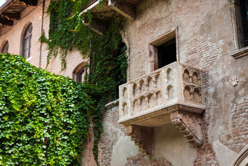 Verona Romeo und Julia Balkon - obrazy, fototapety, plakaty