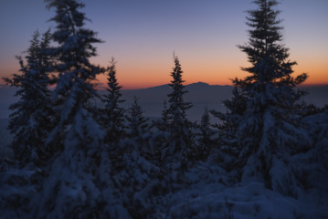 Mount Chortiatis Sunset
