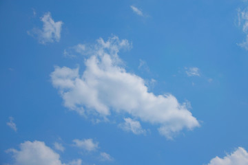 Blue sky with clouds