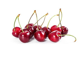 Obraz na płótnie Canvas Sweet ripe fresh cherry