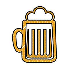 beer jar isolated icon vector illustration design