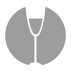 wine cup isolated icon vector illustration design