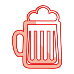 beer jar isolated icon vector illustration design