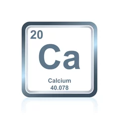 Fotobehang Chemical element calcium from the Periodic Table © Colin Cramm