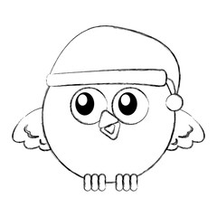 cute bird expression comic vector illustration design