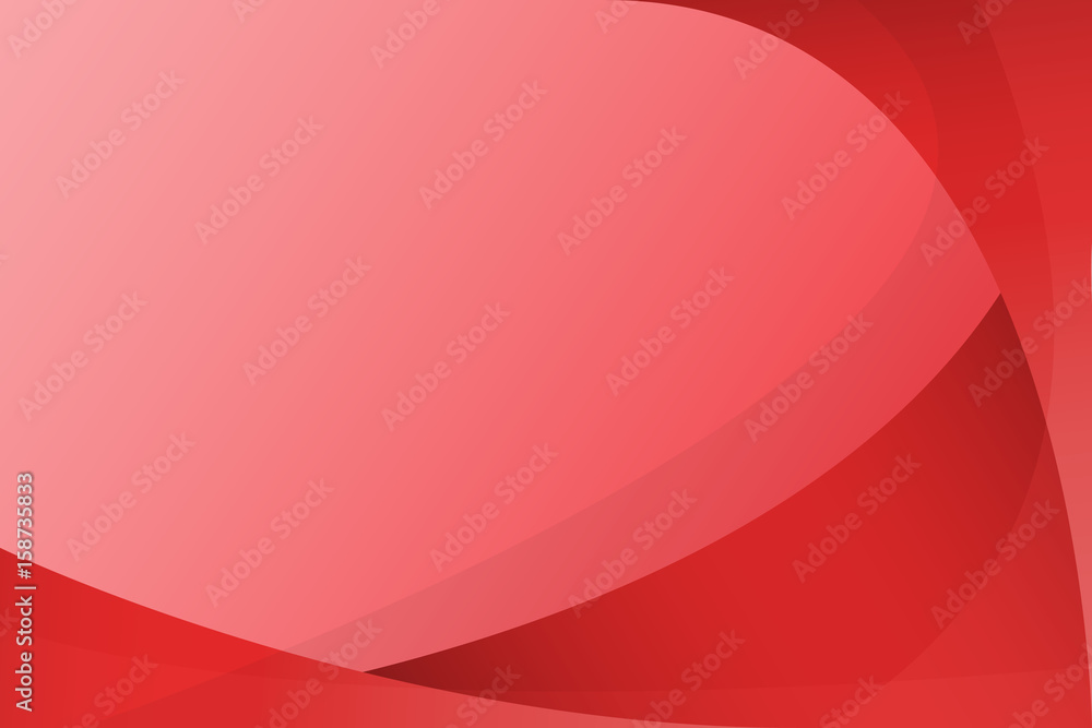 Poster abstract red wave flow background design.vector and illustration